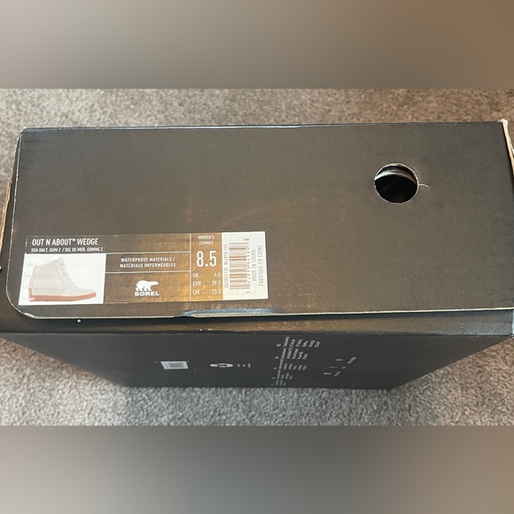 SOREL White Women's Out N About Wedge Boot - NWT Size 8.5 - Picture 6 of 11